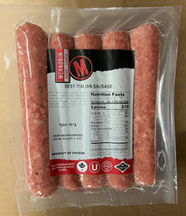 Case of Beef Italian Sausage