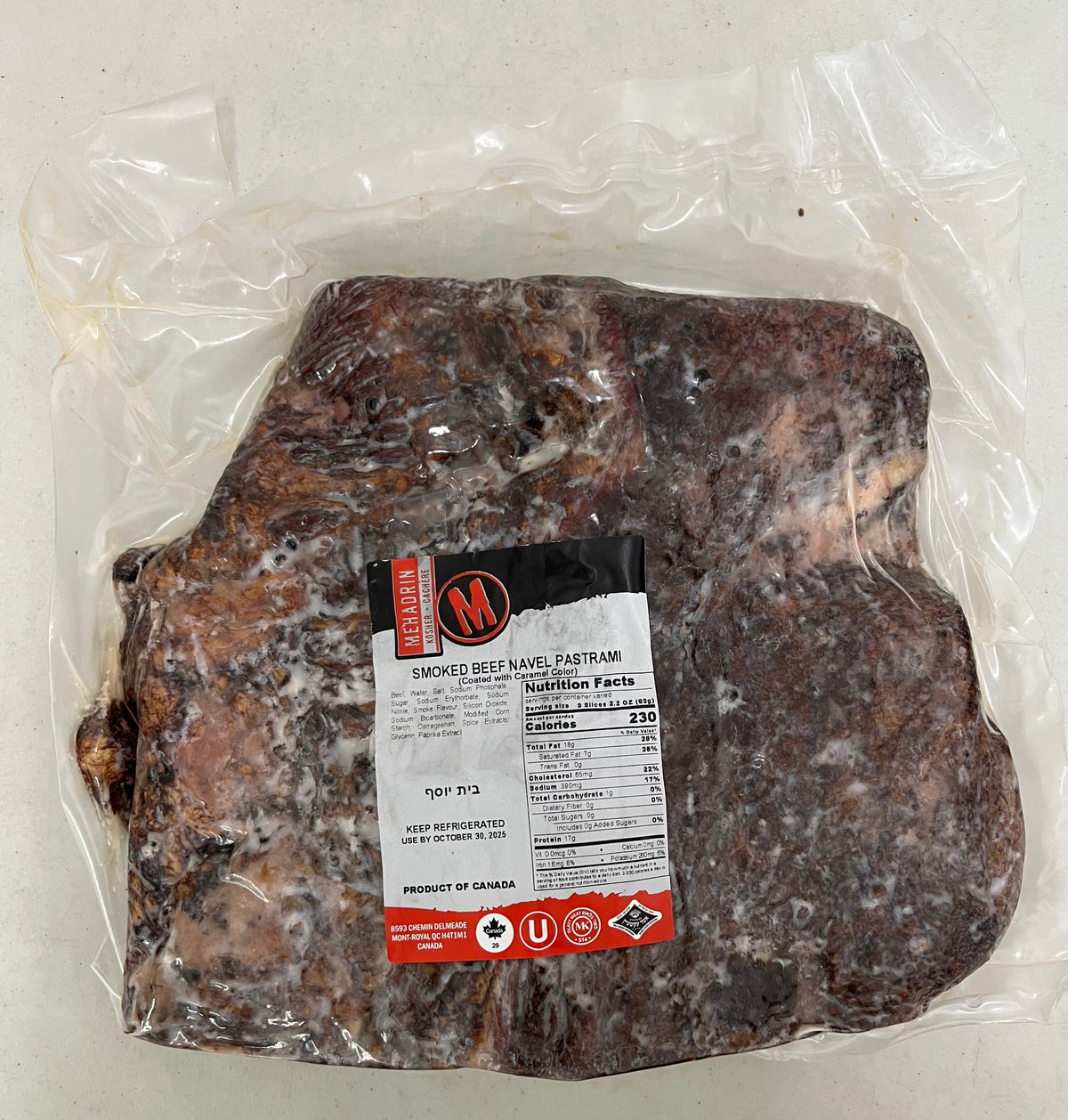 Naval/Plate Pastrami | CHK | Belz | By the Case