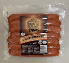 770 Glatt Kosher Beef Franks | 12/12oz retail packs