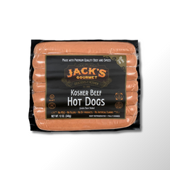 Beef Hot Dogs 12/14 oz - Strictly Kosher Product, Ideal for Everyday Consumers for Everyday Cooking