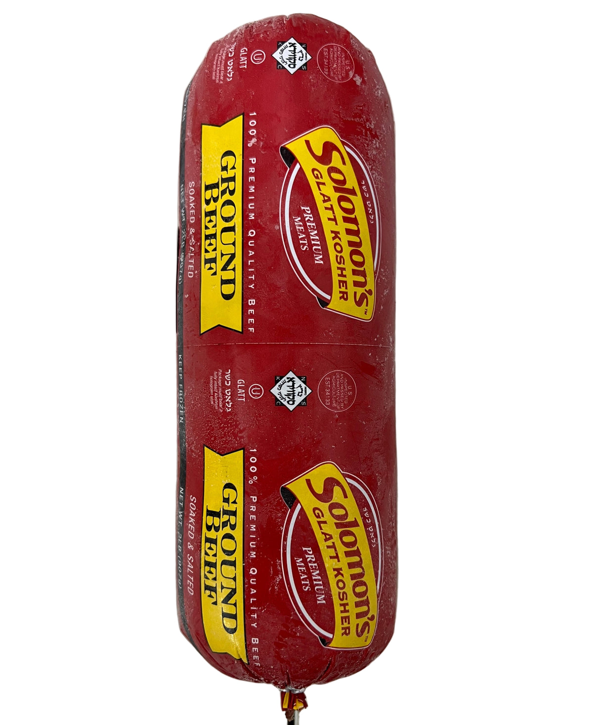 Case of Retail Ground Beef - 80/20 - Solomons & 770 Glatt Kosher - 36lbs