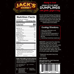 Asian Style Beef Dumplings (Frozen)