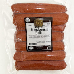Case of Beef Knockwurst - Glatt Kosher Product, Perfect for Kosher Households for Everyday Cooking