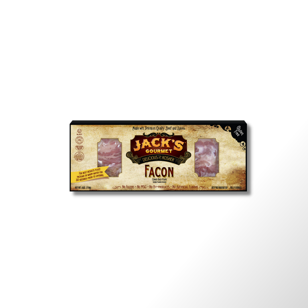 Facon Cured Beef - Kosher-Certified Product, Perfect for Family Meals for Everyday Cooking