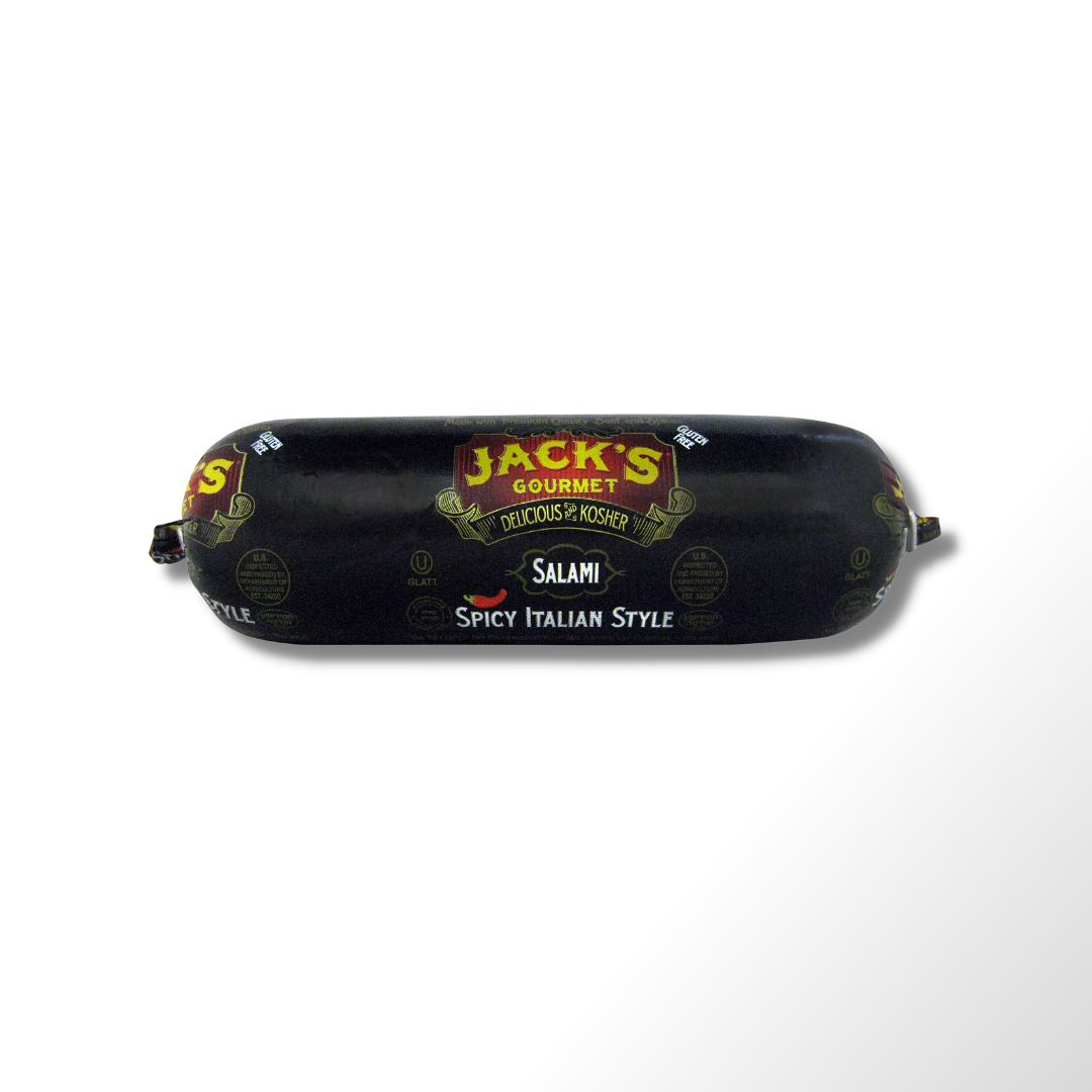 Spicy Italian Salami - Kosher-Certified Product, Great for Shabbos Dinners for Everyday Cooking