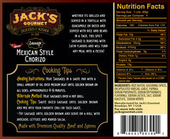 Spicy Mexican Style Chorizo