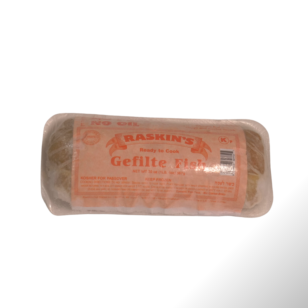 Raskin’s No Sugar No Pepper No Oil Gefilte Fish 20 oz