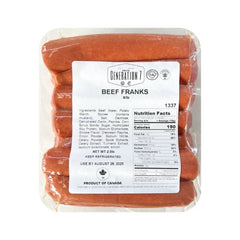 Beef Hot Dogs - (6 to the lb) - 60pcs - Mehadrin & Generation 7