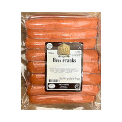 Beef Hot Dogs - (10 to the lb) - 100pcs - Solomons & 770 Glatt Kosher