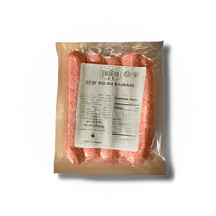 Case of Beef Polish Sausage - Glatt Kosher Product, Ideal for Everyday Consumers for Everyday Cooking