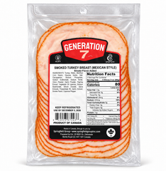 Generation 7 Smoked Turkey Breast (Mexican Style) | 12 x 6oz packs